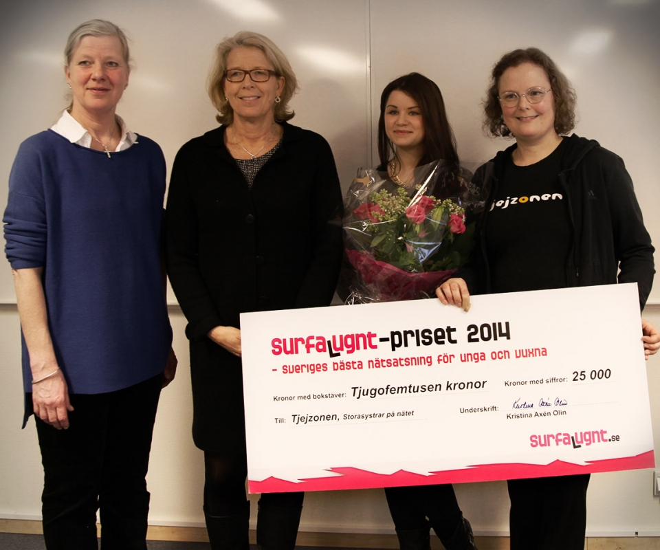 Vinnare av Surfa Lugnt-priset 2014: Tjejzonen